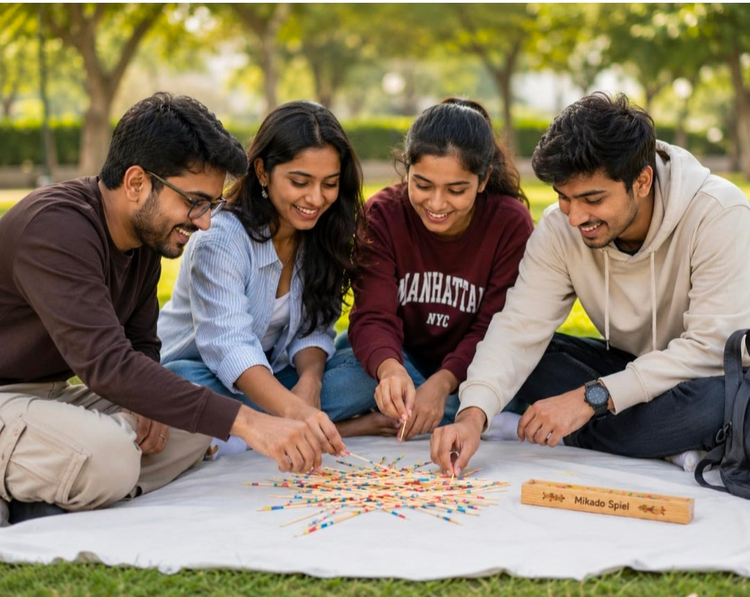 Mikado Sticks Game (Spiel) | Wooden 31 Pick-Up Sticks Game | Best Return Gift