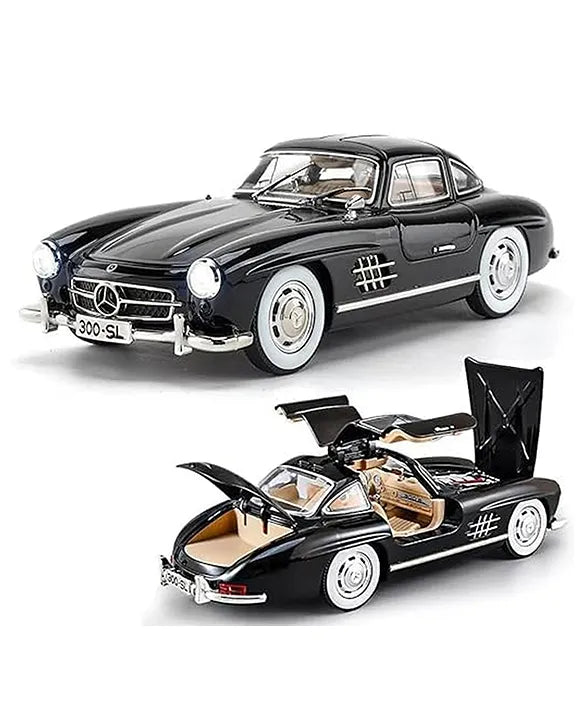 1;32 Mercedes Benz 300 Sl Model Car , Street Edition Classic Car , Diecast Toy , Vehicle Collection ,kids Gift - Pack of 1