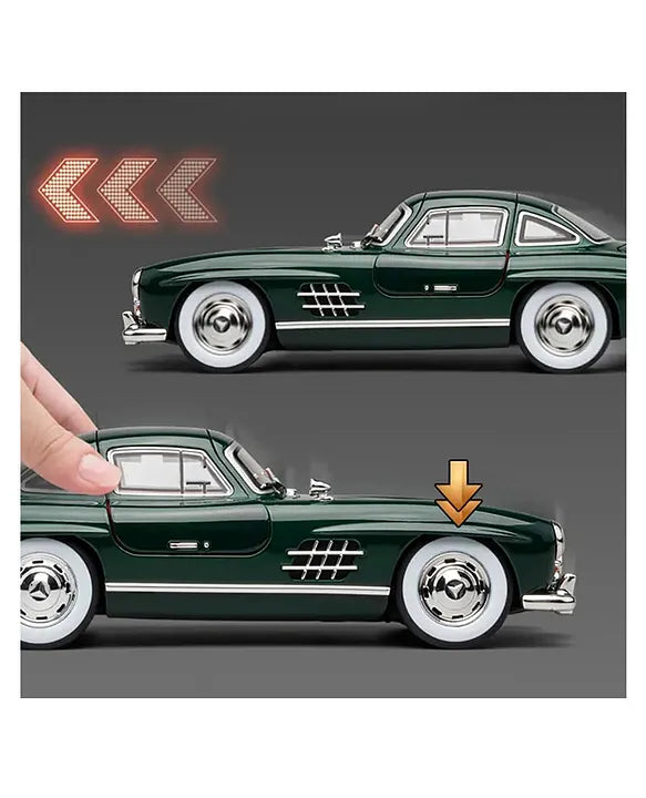 1;32 Mercedes Benz 300 Sl Model Car , Street Edition Classic Car , Diecast Toy , Vehicle Collection ,kids Gift - Pack of 1