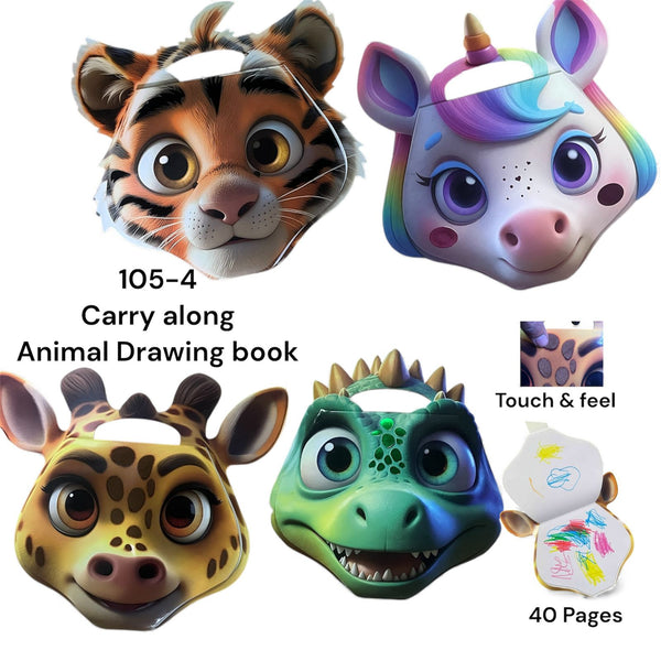 Cartoon 3D colour book