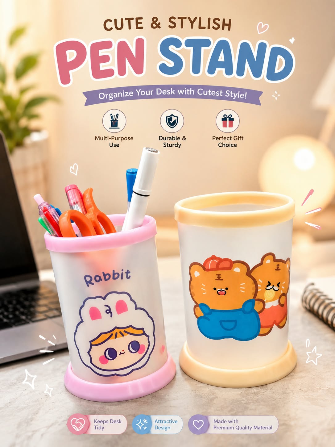 Attractive Pen holders with prints