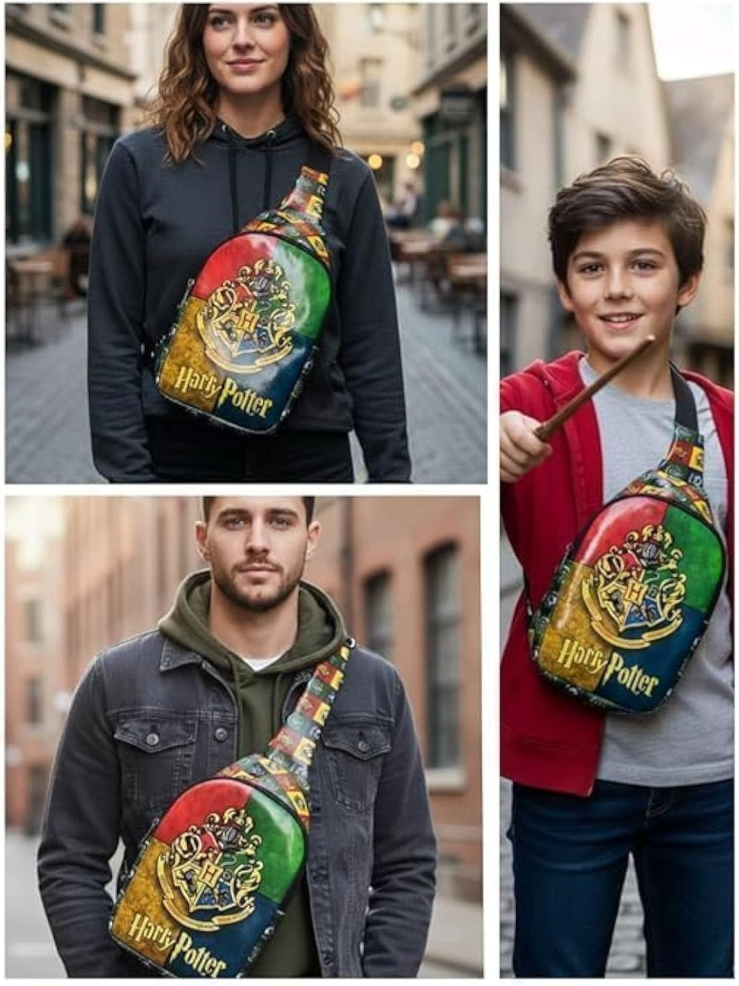 Harry Potter Chest Bag for Men & Women – Stylish Crossbody Sling Bag with Adjustable Strap