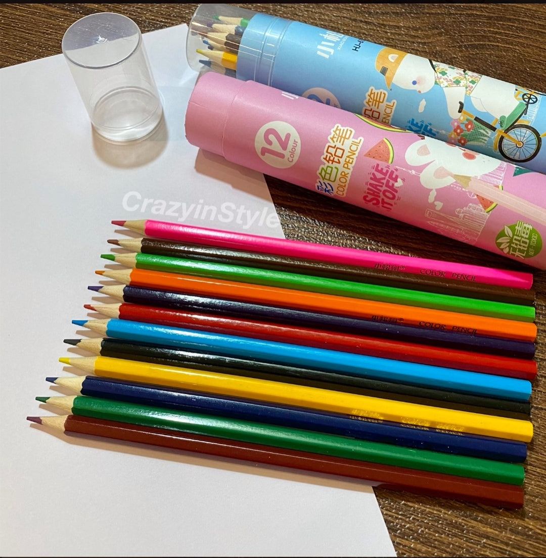 Kawai colour pencil (12 colour shades)