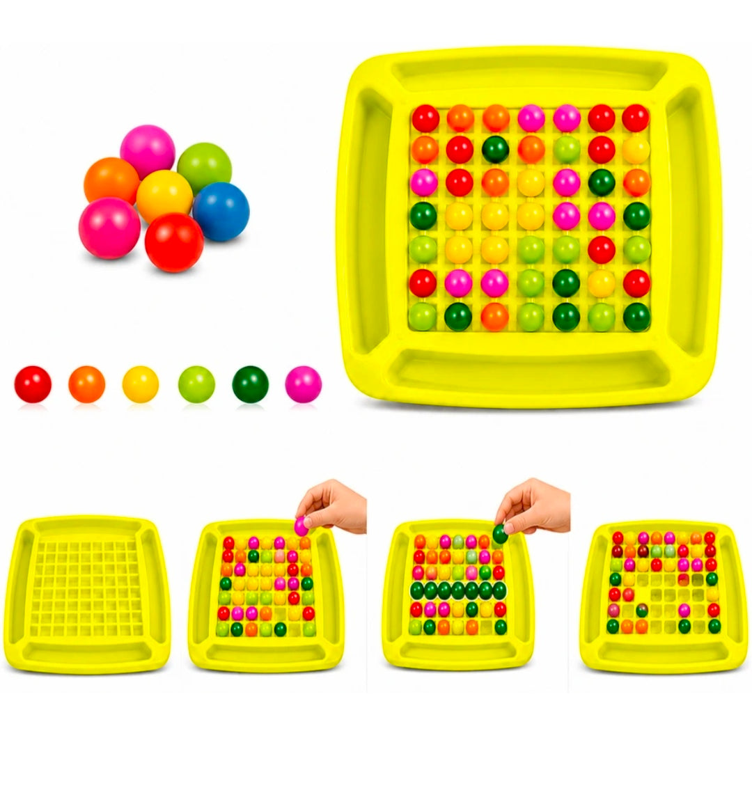 Rainbow ball memory game