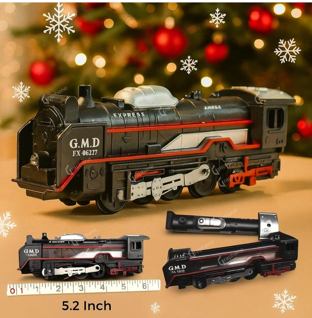 Battery Operated Toy Train Set for Kids 3–7 Years with Led Light Engine