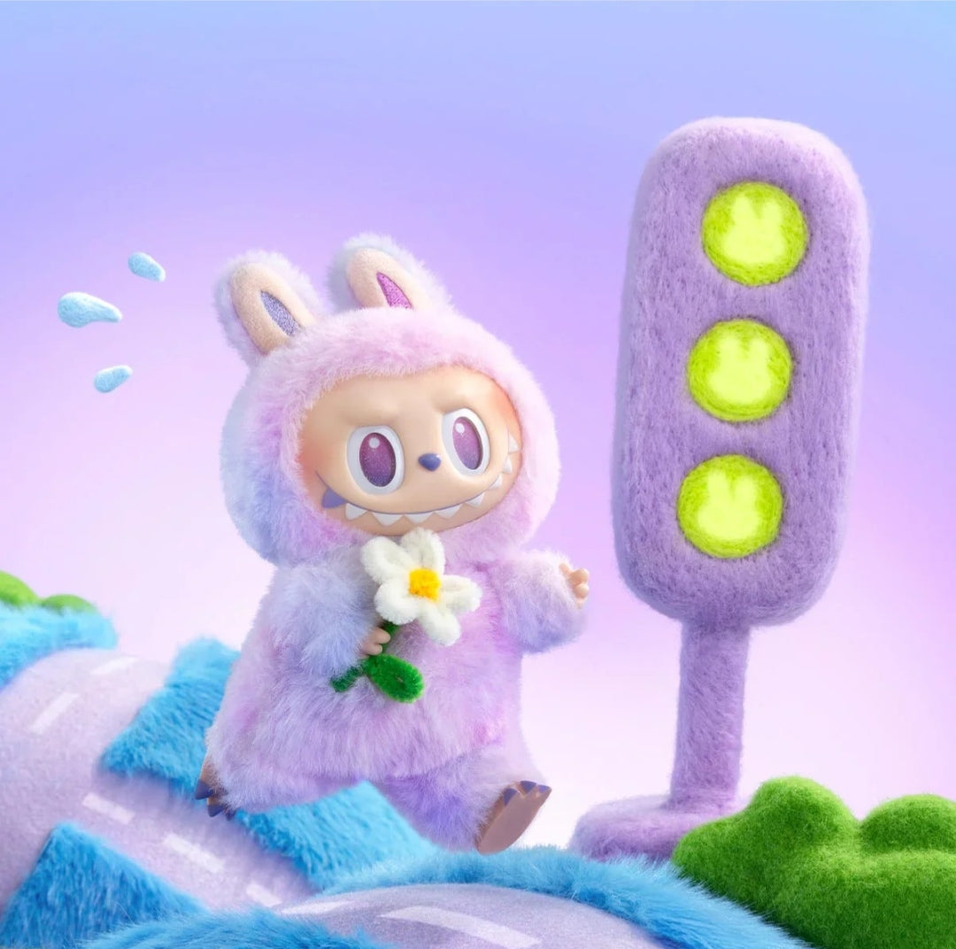 Light Labubu character |button press lights and sound labubu