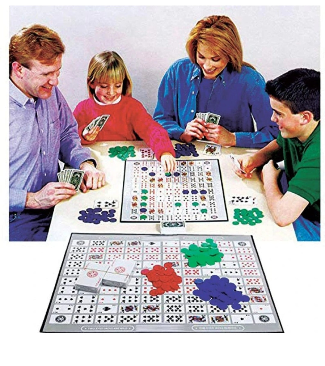 Sequence, Strategy Game, Card Game, Board Game for Kids, Adults, Families, Educational, 2 to 12 Players