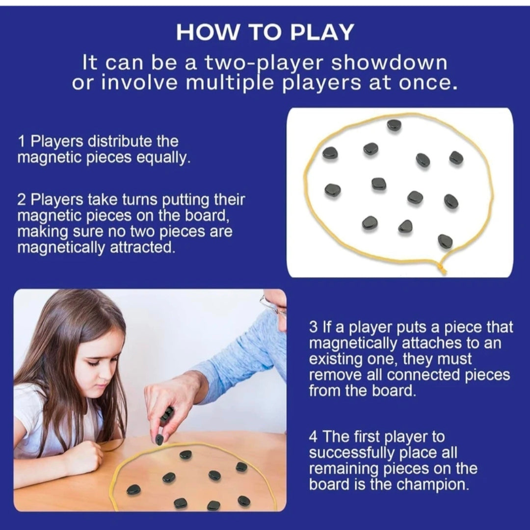 Magnetic kluster game