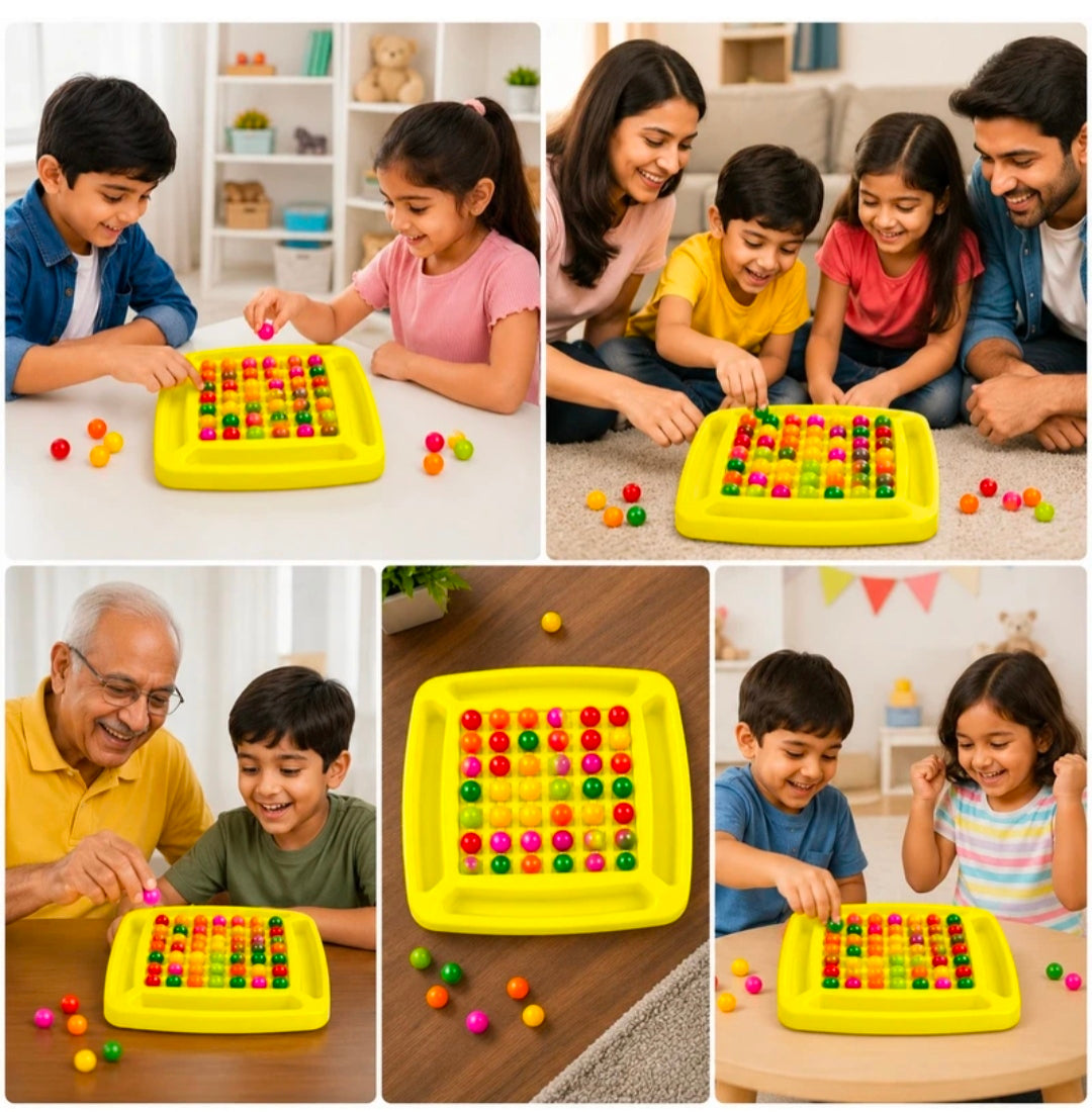Rainbow ball memory game