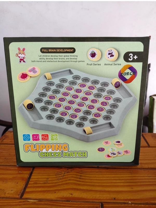Flipping Chess Match Educational Board Game