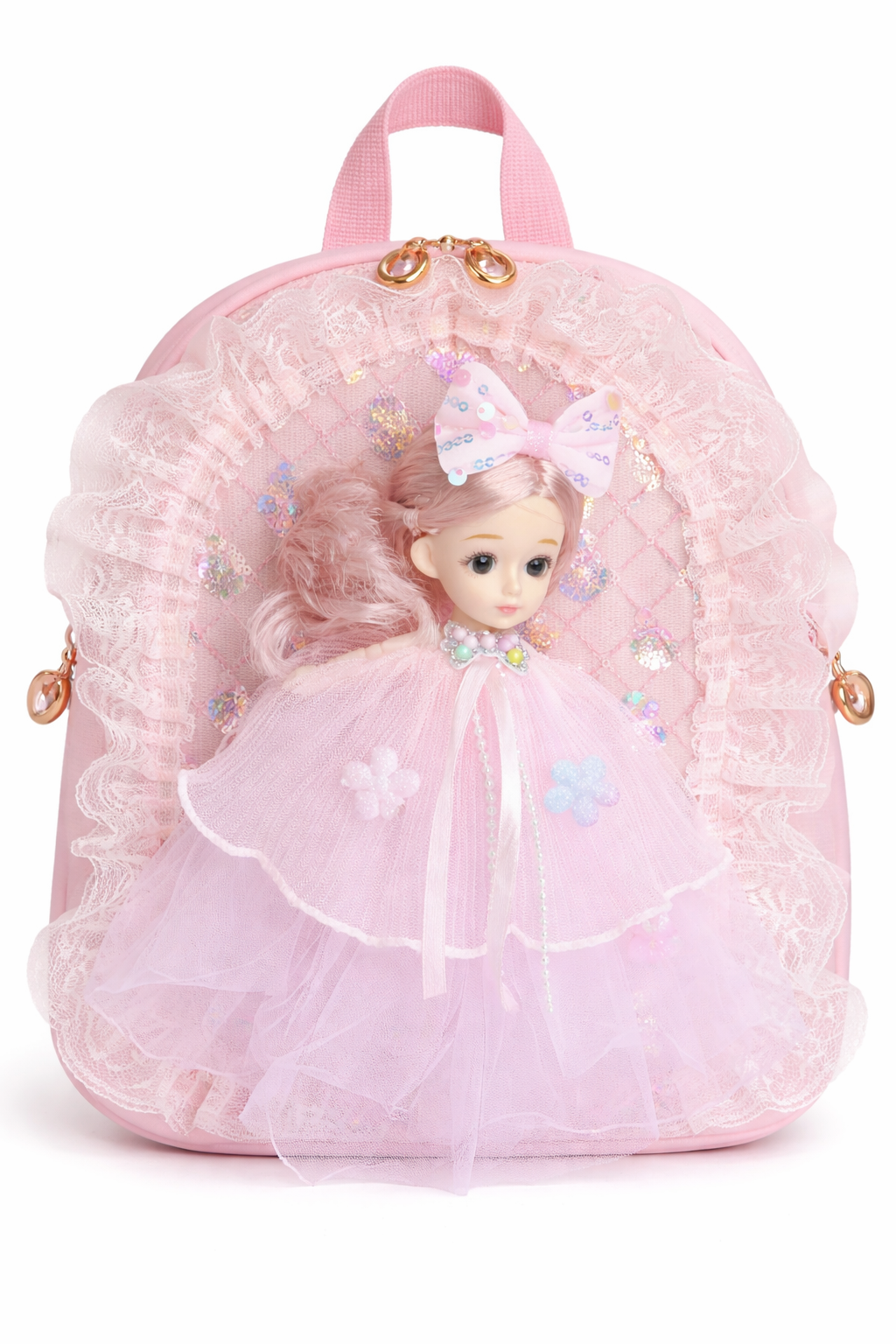 Cute doll backpack for kids