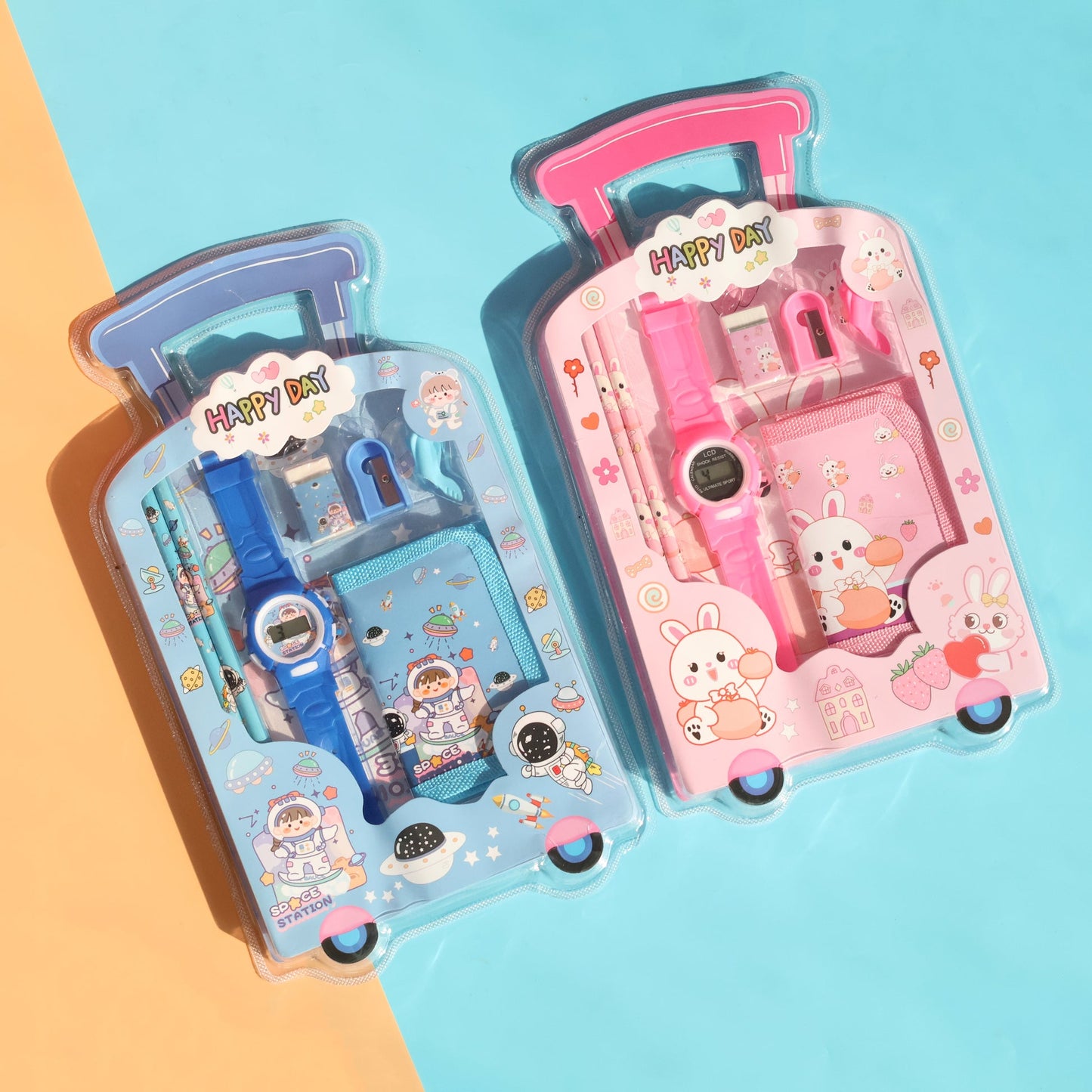 Stationery Set for Kids (Pack of 7 Pcs)
