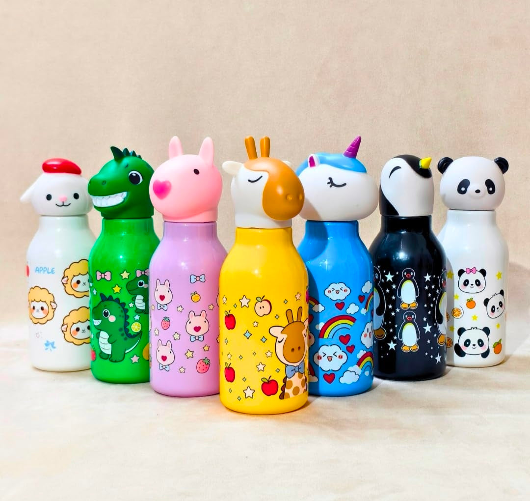 Animal shape BPA free plastic bottles