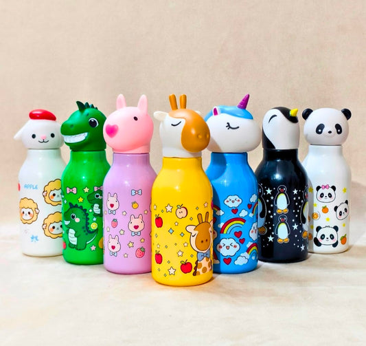 Animal shape BPA free plastic bottles