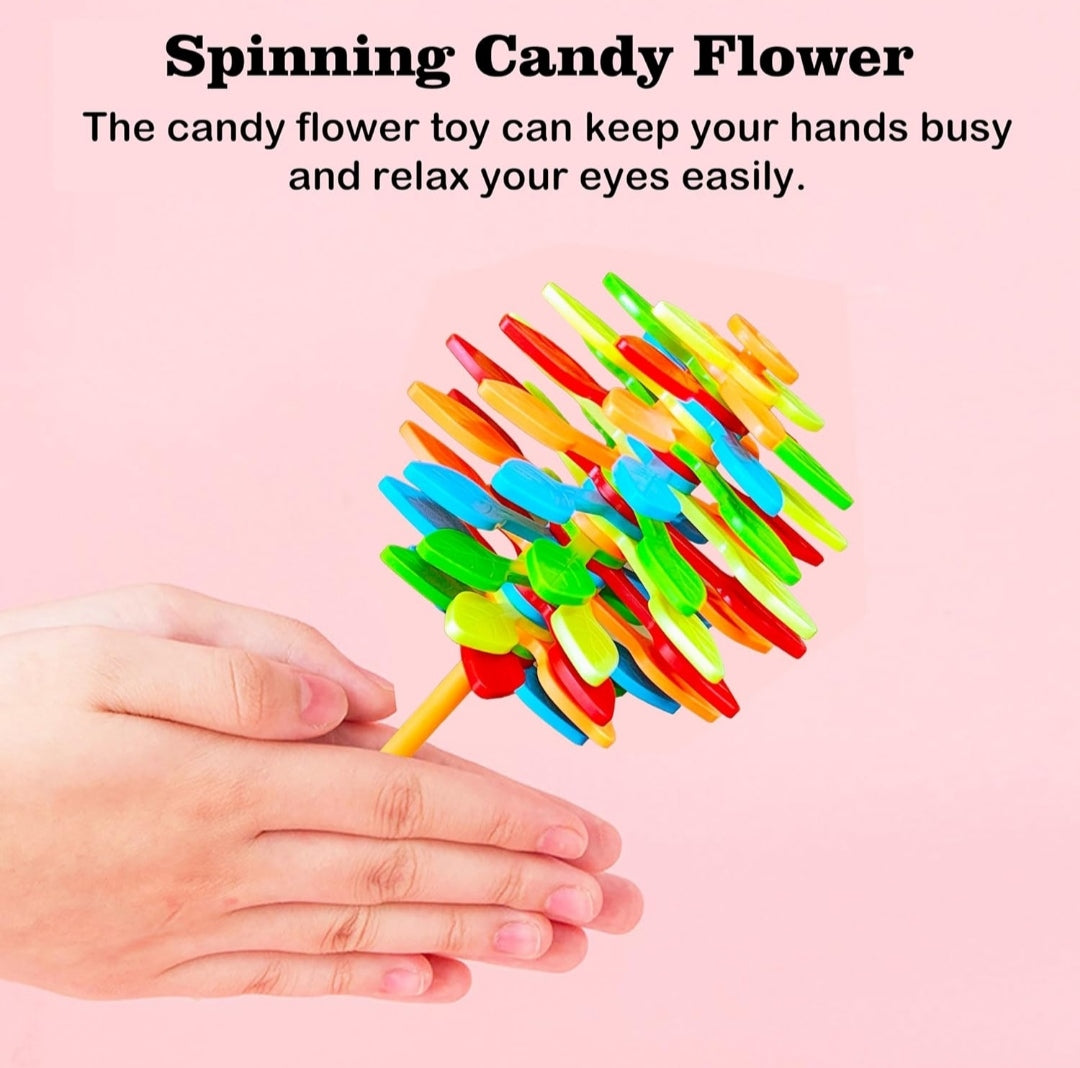 Spinning Candy Flower Toy for Kids