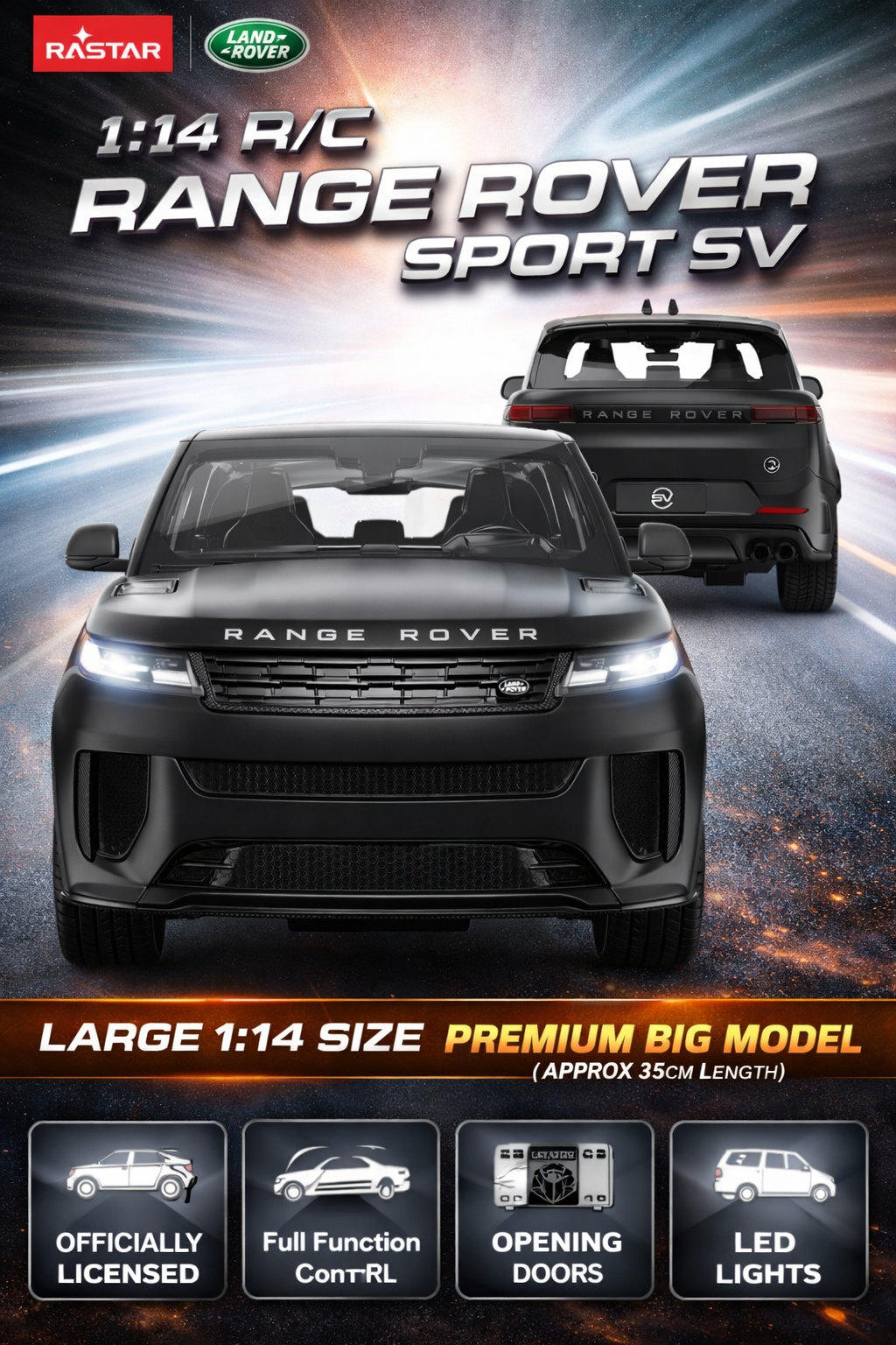 Range Rover sports SV RC 1:14