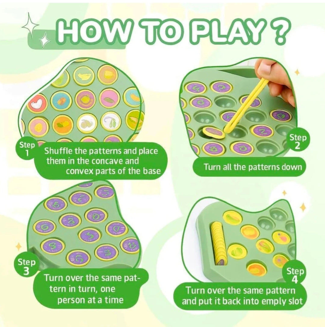 Flipping chess brain game for kids