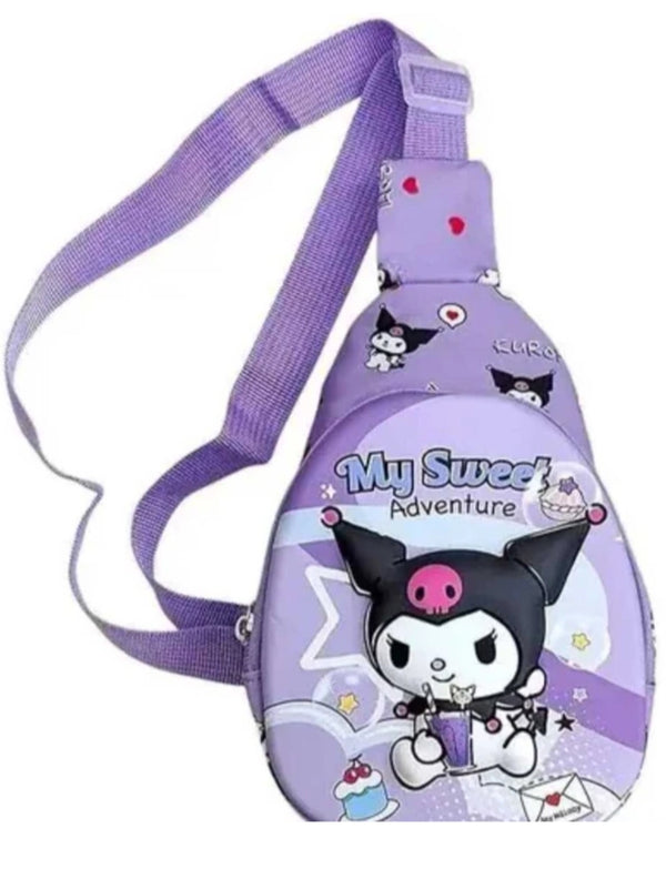 Chest sling bag kuromi character