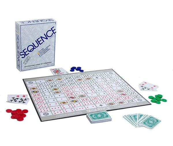 Sequence, Strategy Game, Card Game, Board Game for Kids, Adults, Families, Educational, 2 to 12 Players
