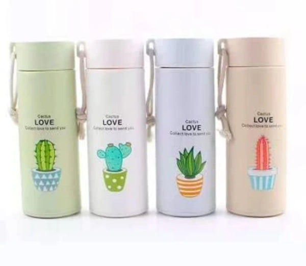 Eco friendly cactus print bottle