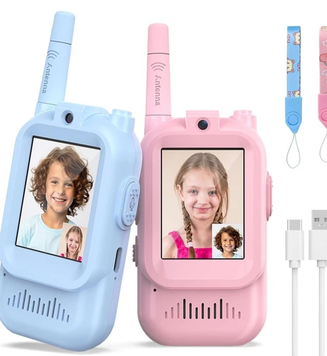 kids' video walkie-talkies (pack of 2)