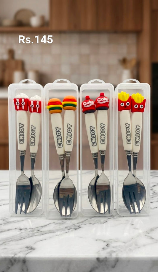 Cutlery set (spoon and fork)