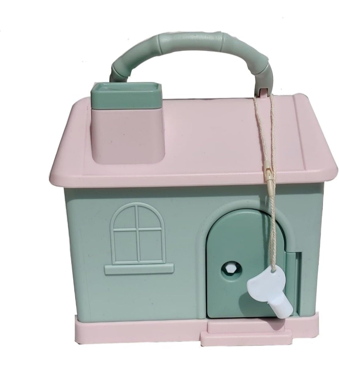Mompa House Shape Money Piggy Bank for Kids,