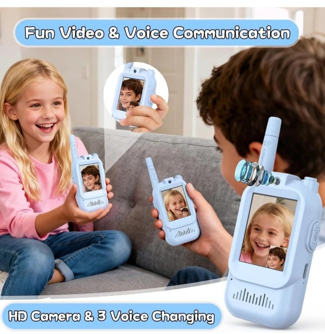 kids' video walkie-talkies (pack of 2)
