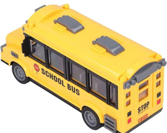 Remote Control School Bus, Open and Close Door, LED Lights RC Bus, Yellow