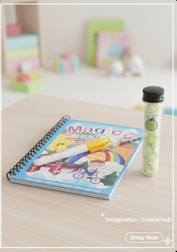 Water book + paper soap tube