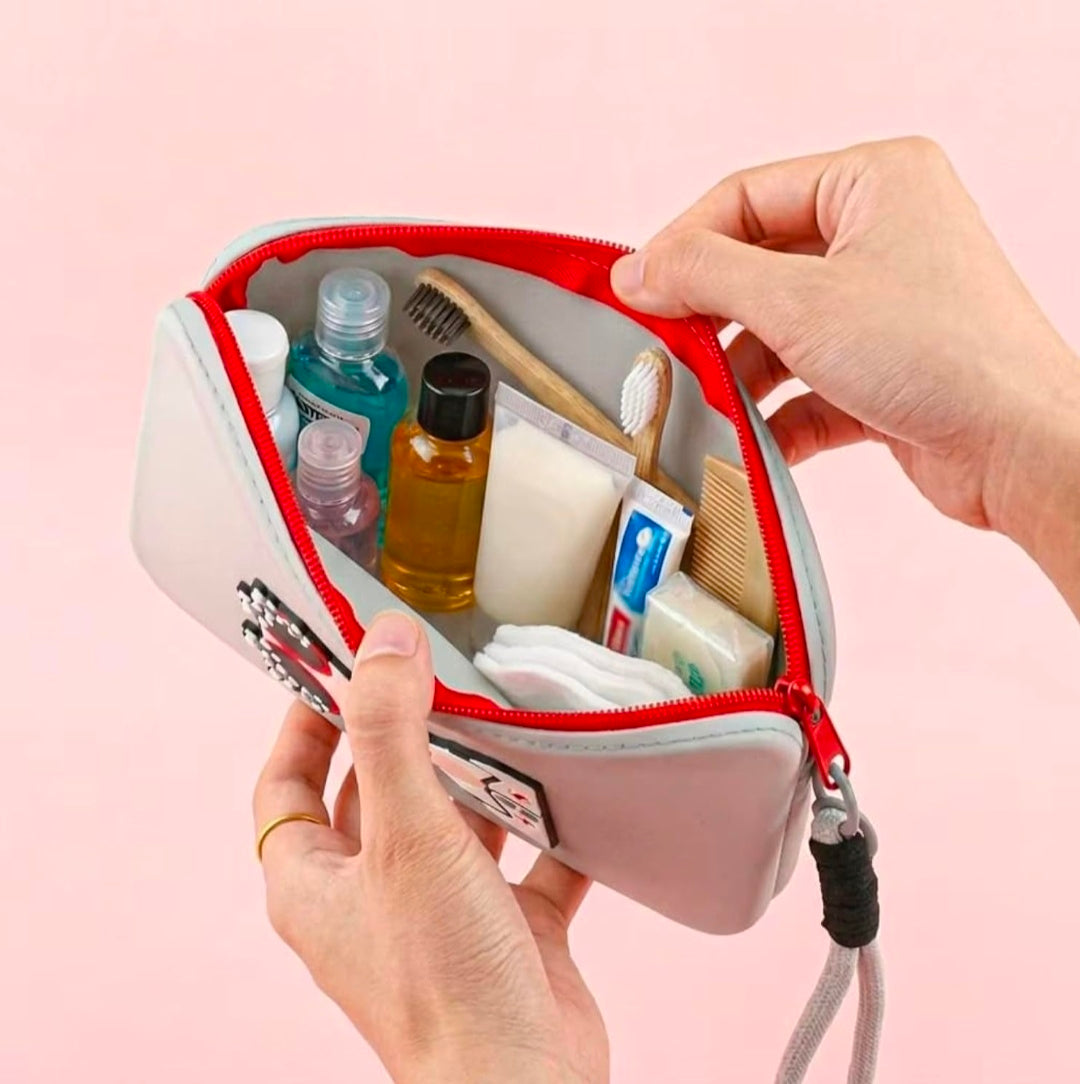 Silicone Cosmetic Bag Large Capacity Waterproof Travel Organiser