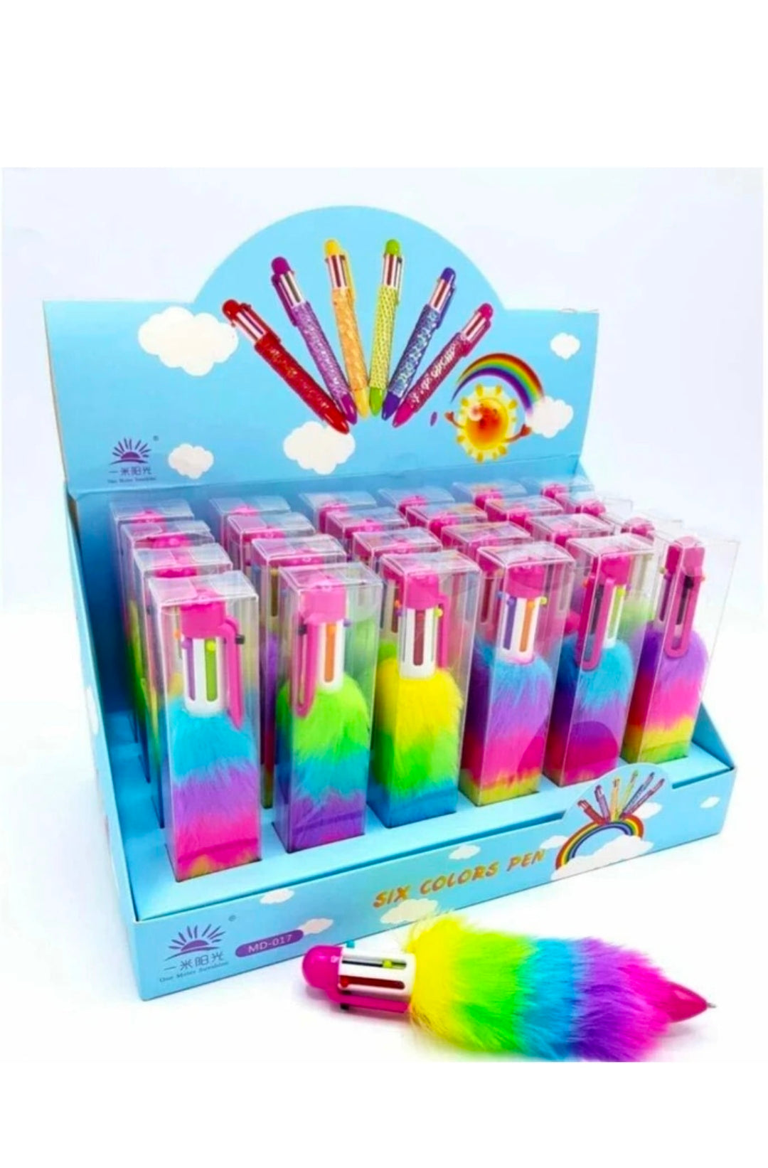 Fur pen multicolour