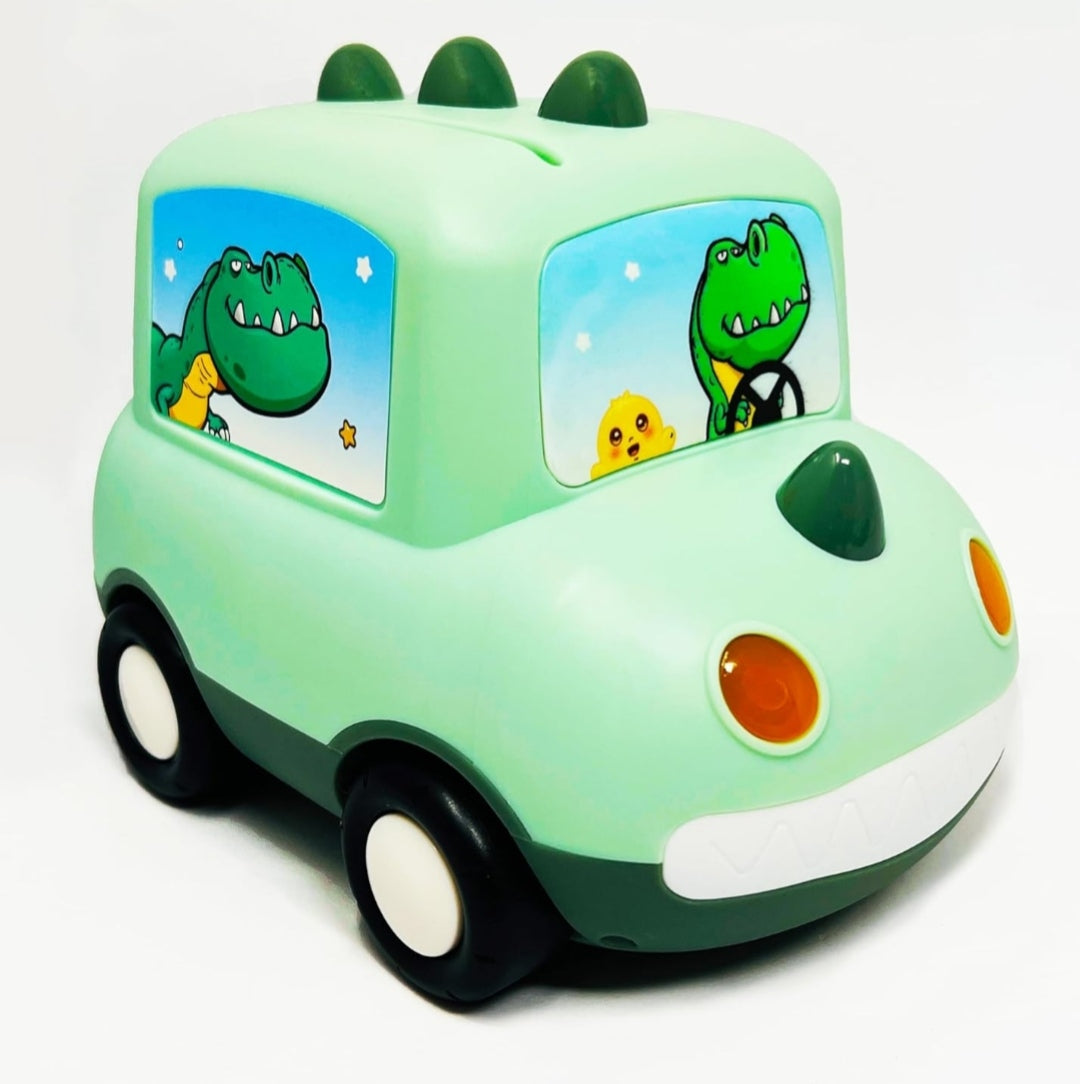 Car Shape Gullak Money Bank with Number Code Lock|Password Protective