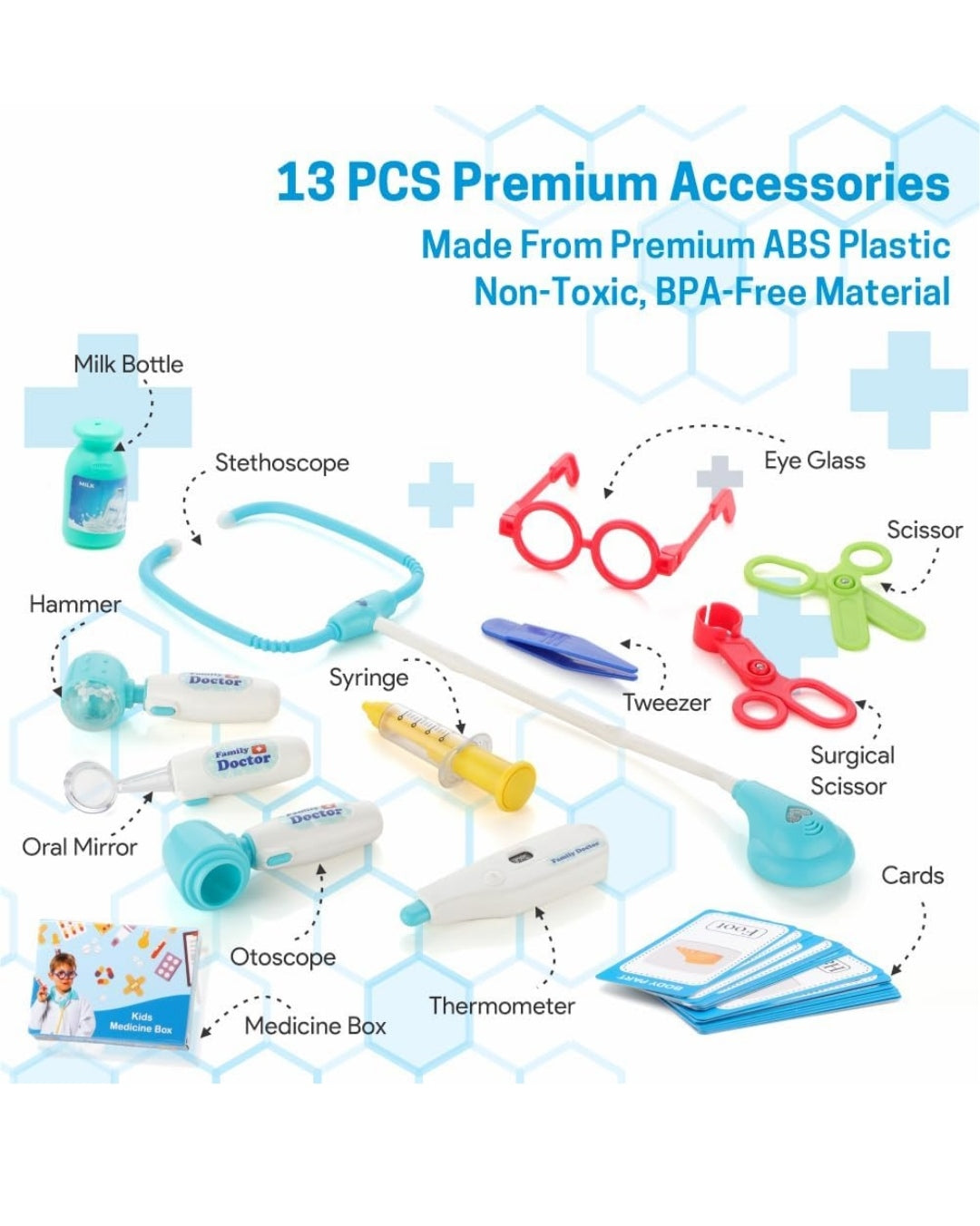 Premium Doctor Set Trolley for Kids
