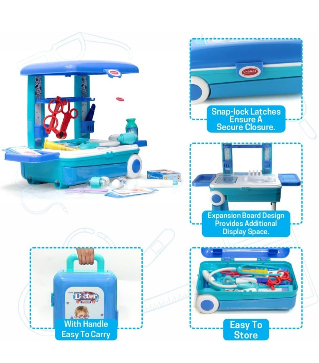 Premium Doctor Set Trolley for Kids