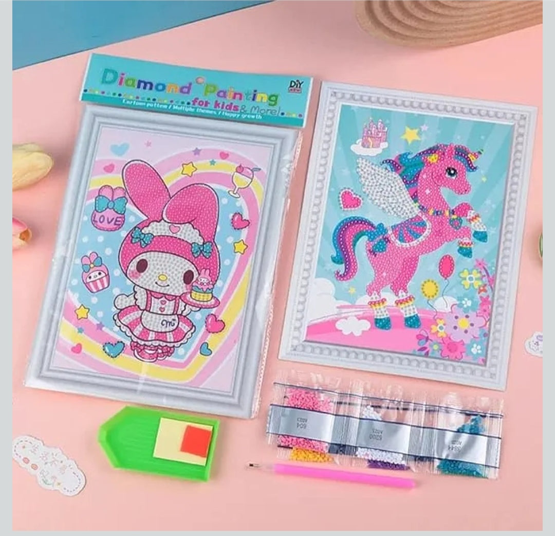 Cartoon Diamond Painting Kits for Kids