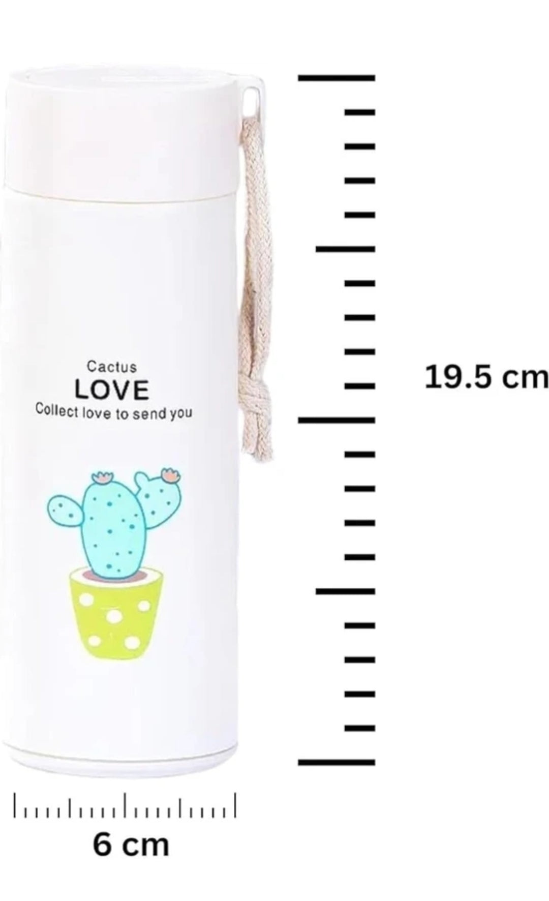 Eco friendly cactus print bottle