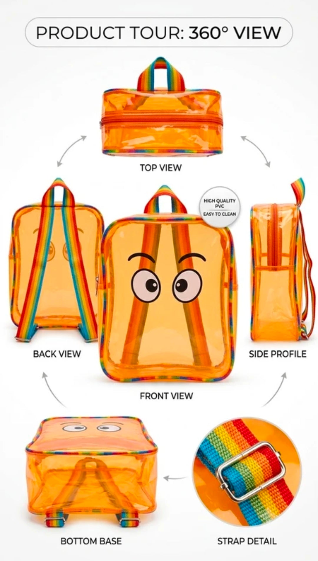 Jelly backpack for kids