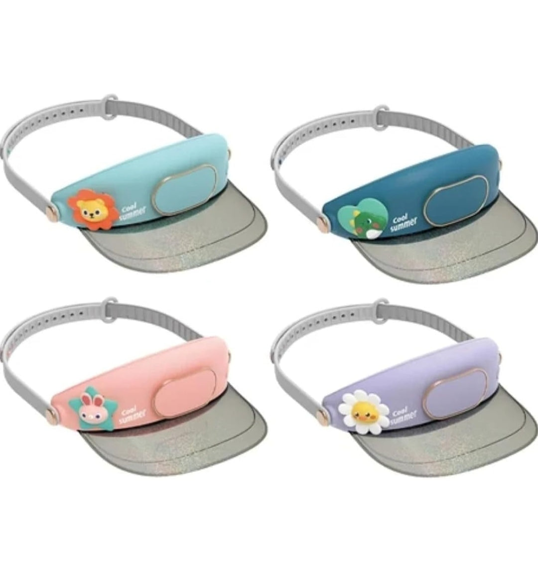 Cute summer cool fan cap for kids