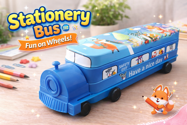 Train Geometry Box for Boys and Girls