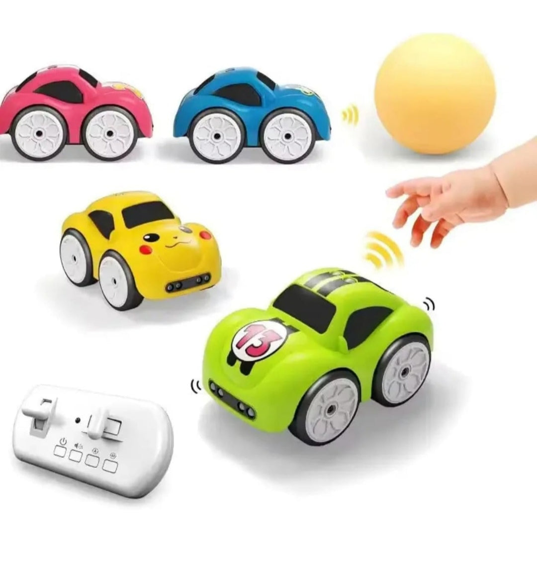 Remote Control Mini Car with Smart Music & LED Lighting, Line Sensing Infrared Following CAr, Educational Racing Toy Gift