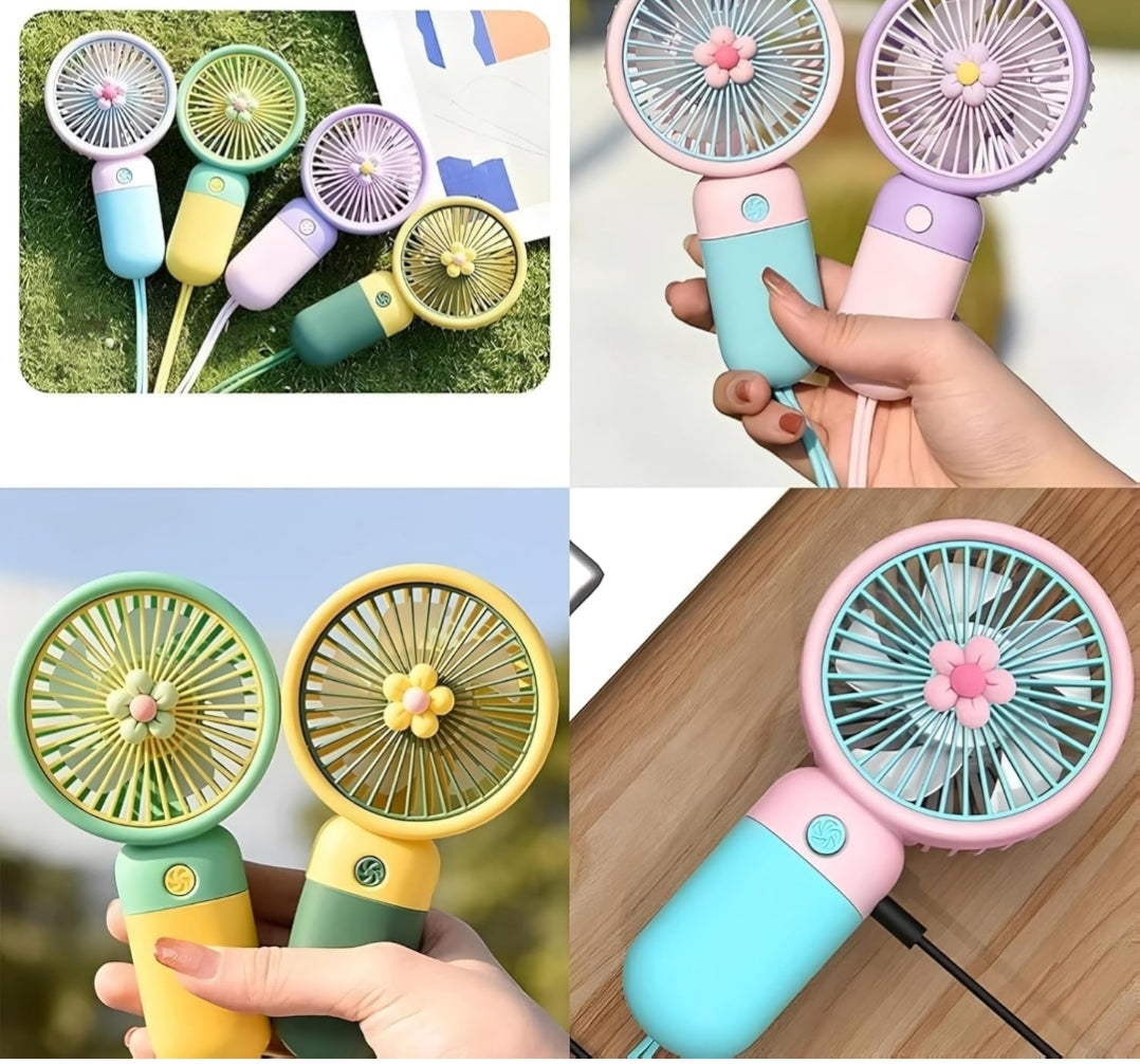 Portable USB fan rechargeable