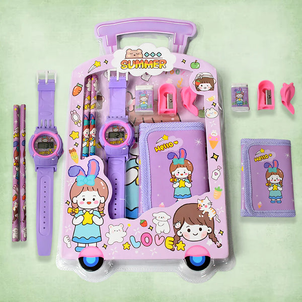 Stationery Set for Kids (Pack of 7 Pcs)