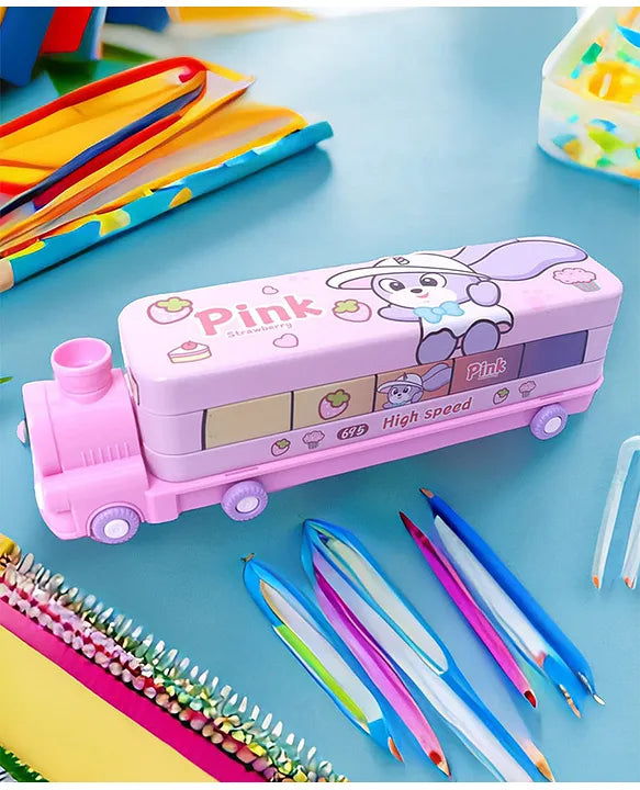 Train Geometry Box for Boys and Girls