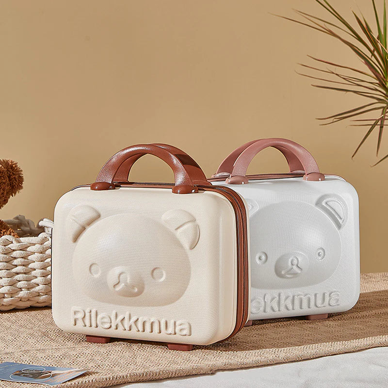 Portable Vanity Hard Shell Bag – Perfect for Travel & Storage!