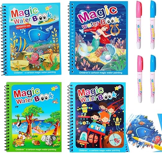 Magic Reusable Water Coloring Book