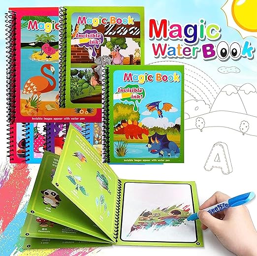 Magic Reusable Water Coloring Book